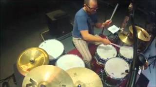 Weezer Drummer Frisbee Catch Two Angles