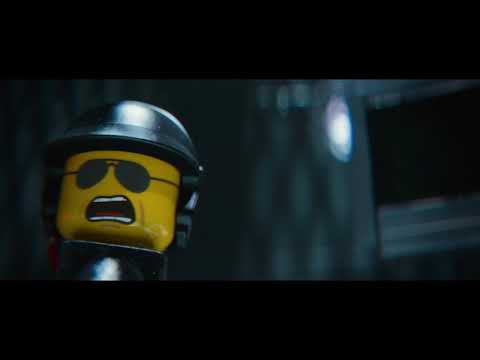 Trailer collage: Master Builders assemble; theme pulses under choral hits