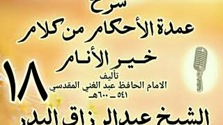 018 - شرح عمدة الأحكام من كلام خير الأنام الشيخ عبد الرزاق البدر image