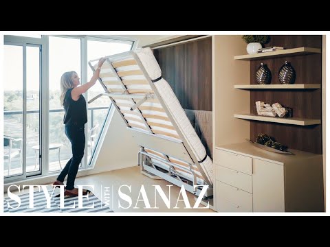 HOW TO SAVE SPACE IN A SMALL ROOM | SPACE SAVING INTERIOR DESIGN IDEAS | MURPHY BED