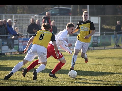 Heukelum 1 - Drechtstreek 1, Tim Schwebke scoort 1-0
