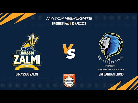 Bronze Final - LIZ vs SLL | Highlights | FanCode ECS Cyprus | 23 Apr 2023 | ECS23.236