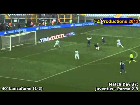 Serie A 2009-2010, day 37: Juventus - Parma 2-3 (Lanzafame 2nd goal)