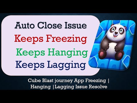How to Fix Cube Blast journey Auto Close | Keeps Hanging | Freezing | Lagging Issue Solve in Android