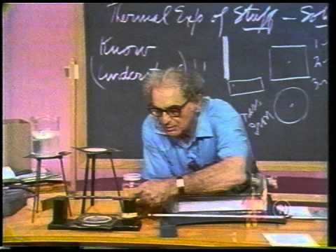 Julius Sumner Miller: Lesson 19 - Thermal Expansion of Stuff - Solids