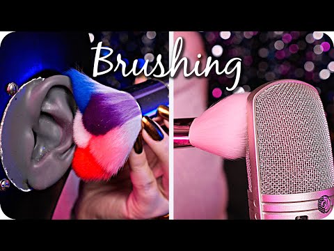 ASMR 𝙐𝙇𝙏𝙄𝙈𝘼𝙏𝙀 Mic & Ear Brushing for DEEP Sleep (NO TALKING) 5 𝟑𝐃 Mics🎙 3Dio, Rode, Tascam, Bob +
