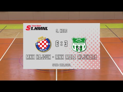 UMN_TV  1HMNL_MNK Hajduk - MNK Mala Mljekara (Sažetak)