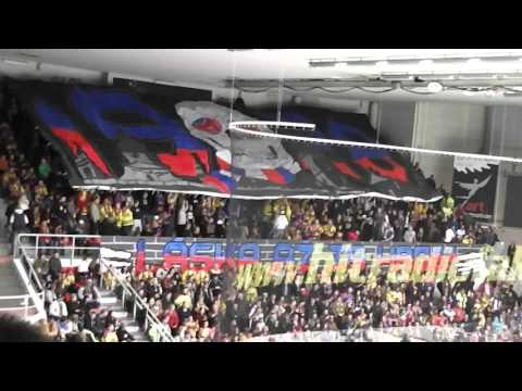48.kolo WSM ligy Motor ČB - Zubr Přerov (6.2.2016) choreo Motoru !