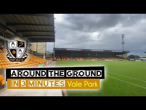 Port Vale | 3 Minute Stadium Tour (Vale Park) - Quick Cycling Stadium Tour