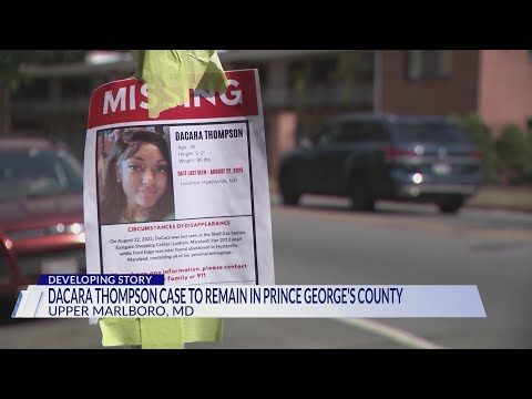 DaCara Thompson case to remain in Prince George's County