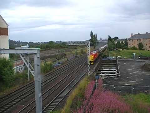 DB Schenker 37670 and 37401 on The Northern Belle FEAUTRING 37670 IN NEW DB RED LIVERY! 26/7/09