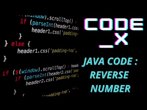 Java Program Reverse Number Using Java 2java