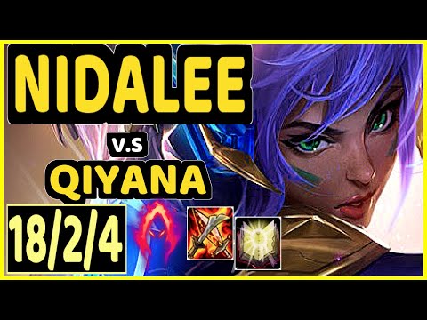MEMENTO (NIDALEE) vs QIYANA - 18/2/4 KDA JUNGLE CHALLENGER GAMEPLAY - EUW