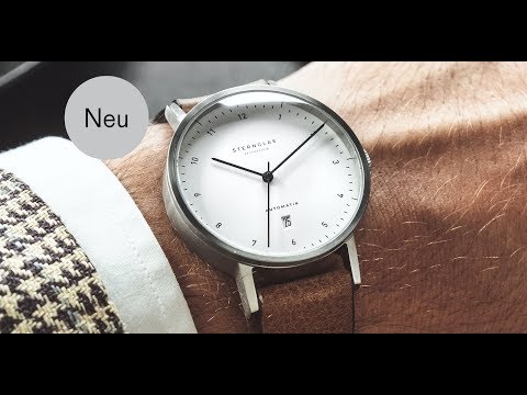 Die neue STERNGLAS  Zirkel - 40 mm Bauhaus Automatikuhr mit MIYOTA 9015 Uhrwerk