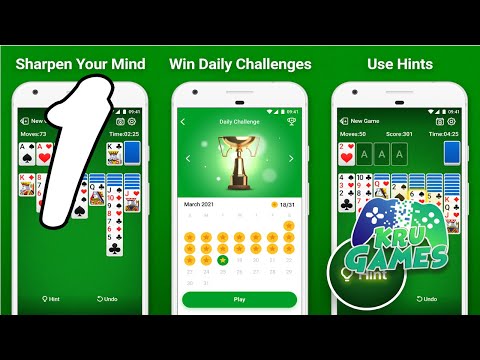 Solitaire – Classic Klondike Card Games Gameplay Walkthrough #1 (Android, IOS)