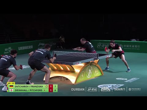 Ovtcharov | Franziska VS Drinkhall | Pitchford | Durban 2023 Quarter Finals Doubles Table Tennis