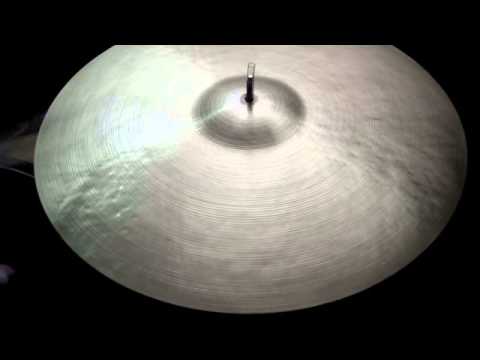 22 Rustico Senescent Ride, 2641g - Handcrafted cymbals by Craig Lauritsen
