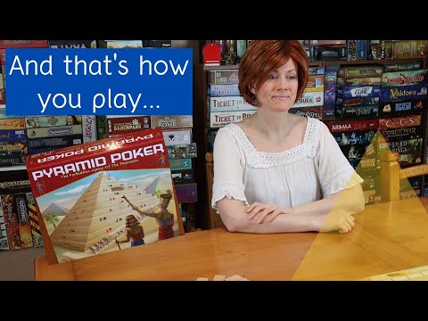 And that's how you play...Pyramid Poker!