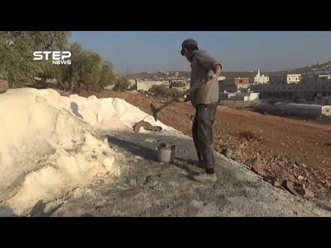 نزوح الأهالي جراء قصف للنظام في معان في محافظة حماة