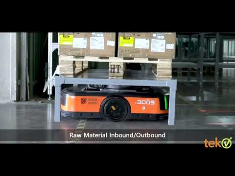 tekv AMR and AGV Robots - Warehouse Automation, Order Picking Fulfillment, Conveyors, Crossdock