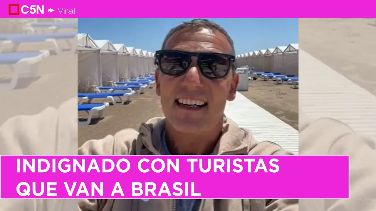 EL DUEÑO de un BALNEARIO INDIGNADO por los TURISTAS que se VAN a BRASIL