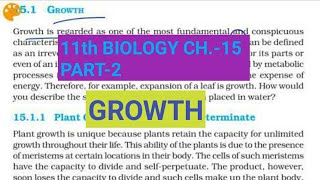 Class 11 Biology|Ch.-15 |Part-2||Growth||Study with Farru