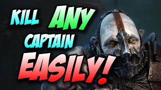 Shadow of Mordor - How to Kill ANY Captain EASILY!