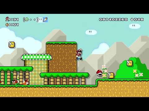 Field 3 16-bit - Super Mario Maker 2  マリオメーカー 7F1-XHV-NTF