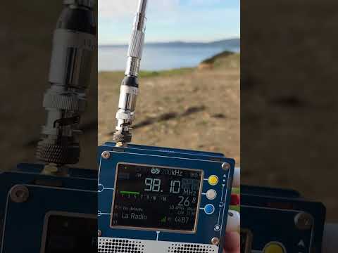 Bio Bio de Concepción. Captada en Corral, región de los Ríos. Receptor TEF6686, antena telescópica.