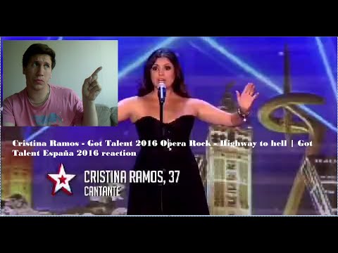 Cristina Ramos - Got Talent 2016 Opera Rock - Highway to hell | Got Talent España 2016 reaction