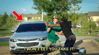 Stealing Cars in Front of Employees Prank!