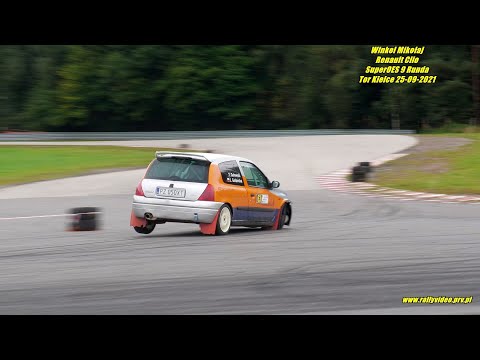 Winkel Mikołaj - Renault Clio - SuperOES 9 Runda Tor Kielce 25-09-2021