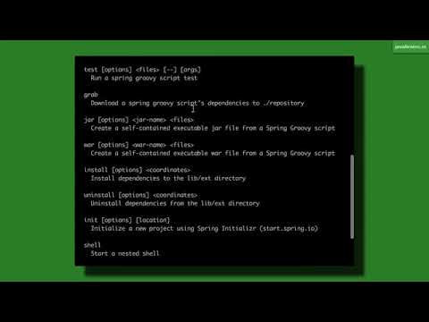 Spring Boot Quick Start 23   Using Spring Boot CLI 1