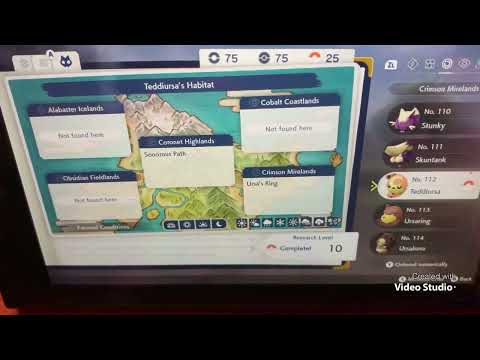 Crimson mirelands full Pokédex