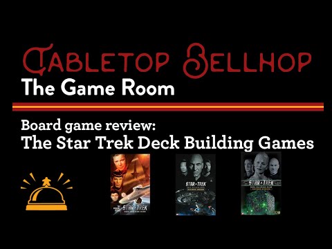 Board Game Review - the Star Trek Deck Building Game series of card games from Bandai from 2012