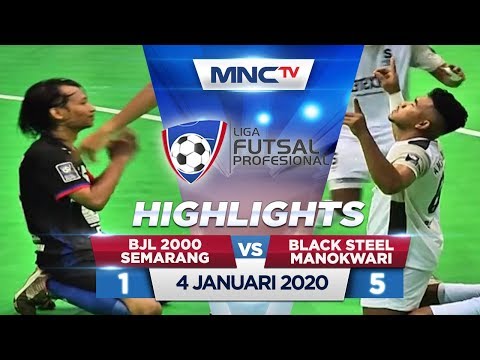 BJL 2000 SEMARANG VS BLACK STEEL MANOKWARI (FT: 1-5) - Highlights Liga Futsal Profesional 2020