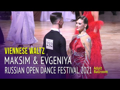Венский вальс = Максим Захаров & Евгения Телицына = 2021 Russian Open Dance Festival / Полуфинал