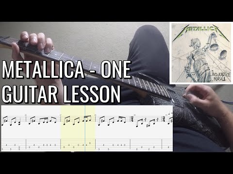 Metallica - One FULL Guitar Lesson Point-of-View With Tab | PoV