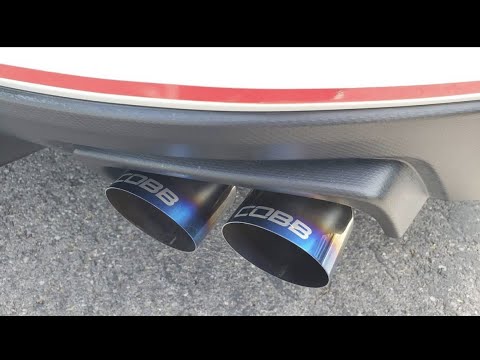 Cobb Titanium Catback exhaust Subaru WRX STI (2019) (Start up)