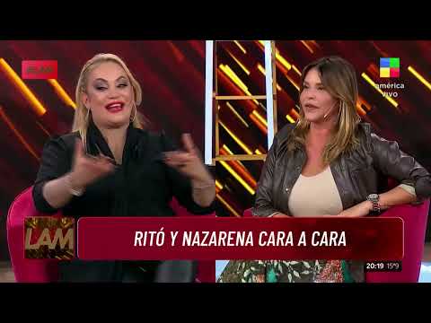 Se picó: María Eugenia Ritó y Nazarena Vélez cara a cara