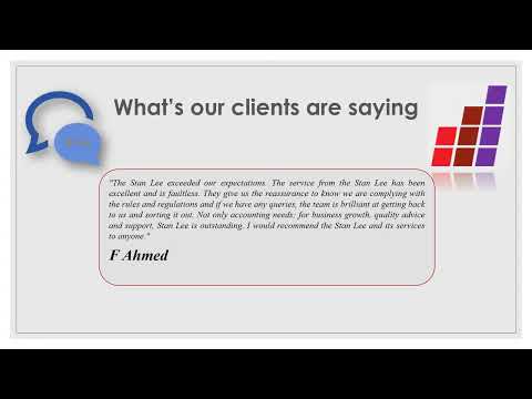 Stan Lee Accountancy Ltd video.