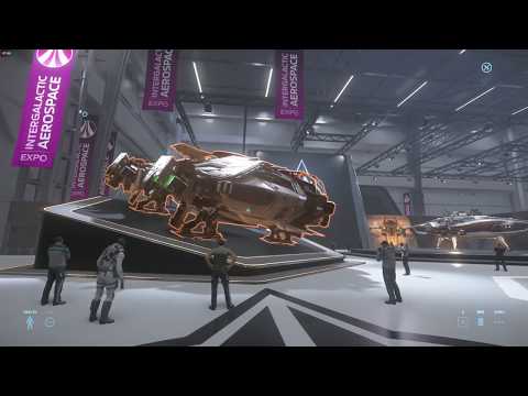 Star Citizen 3.7.2 Gameplay 1440 60fps - IAE 2949 WalkAround Day 2 - Anvil Ships