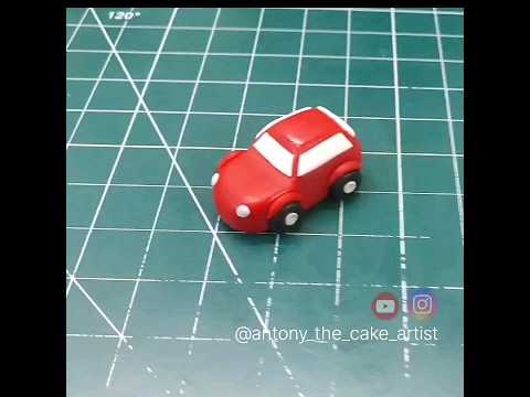 how to make fondant car | cake | cakes # ytshorts #shorts #shortsfeed #shortsbeta