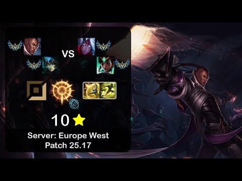Lucian ADC + Nami vs Varus + Karma - EUW Challenger - Patch 25.17