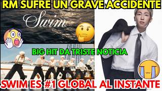 Download lagu BIGHIT INFORMA QUE RM SE LESIONÓ EN EL ENSAYO😭 ¿QUÉ LOGRARON SWIM AL MOMENTO DE SU LANZAMIENTO😰 mp3