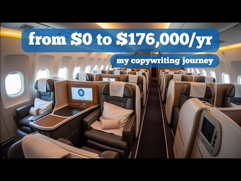 How I Went From $0 to $176,000/yr as a Copywriter (my story)