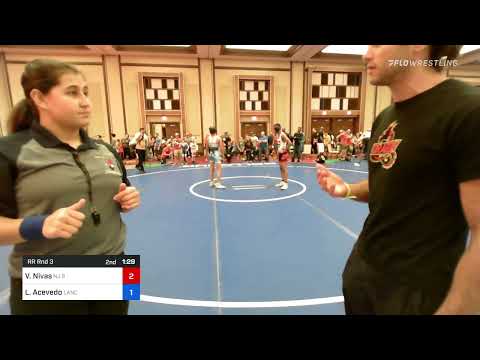 117 Lbs Rr Rnd 3 - Vedwin Nivas, NJ Scorpions Wrestling School, LLC Vs Layden Acevedo, Lancaster A