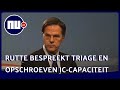 Rutte: 'Willen voorkomen dat artsen moeten kiezen tussen patiënten' | NU.nl