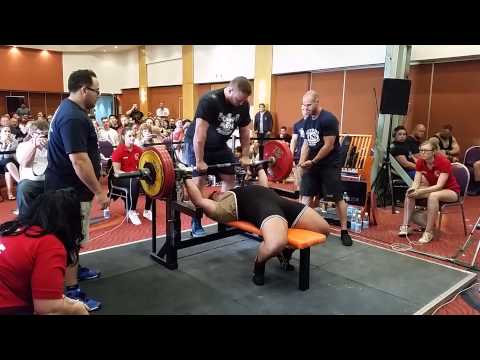 Gus Cooke benches 210kg GPC Nats