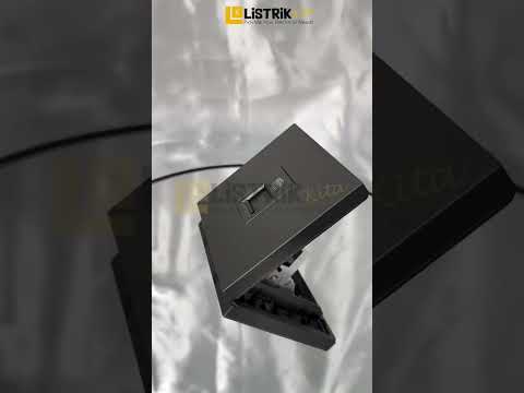 SIMON i7 STOP KONTAK TELEPON OUTLET (RJ11) ABU-ABU
